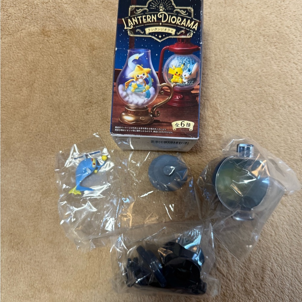 Lanturn Pokemon Lantern Diorama with Blue and Gold Accents. Package unopened. - Picture 6 of 7
